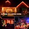 800LED Orange Halloween String Lights – 330FT, 8 Modes, Timer, Plug-In, Waterproof for Indoor & Outdoor Use (orange with remote)